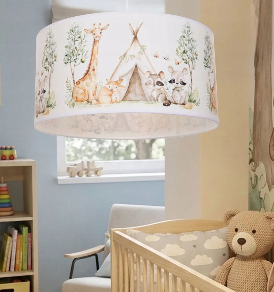 Pakabinamas šviestuvas Bez Marki HEXE KIDS Lampa sufitowa wisząca dziecięca TIPI 1 x 60W E27 balta H0957