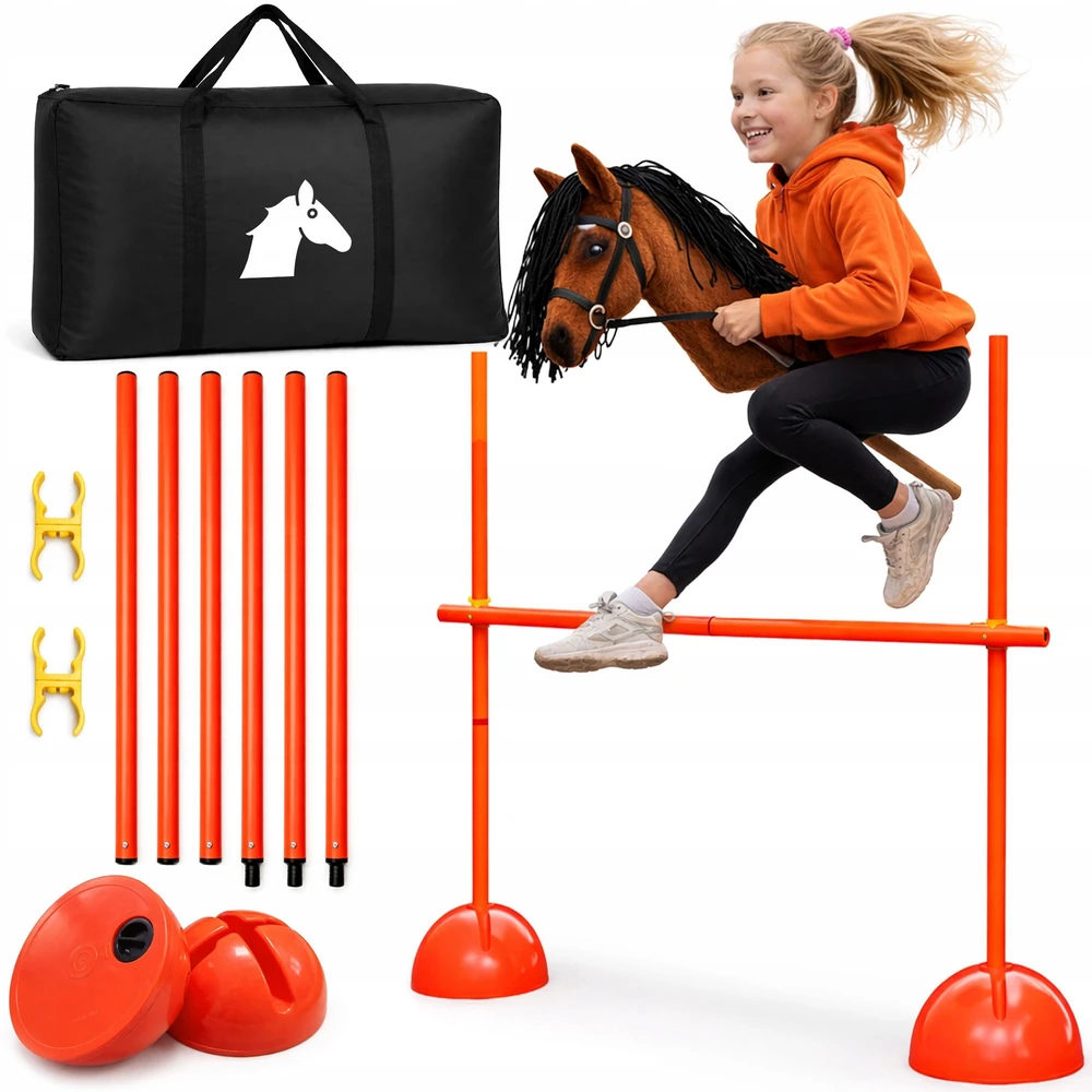 Bez Marki Hobby Horse kliučių takelis 120cm, reguliuojamas treniruočių takelis