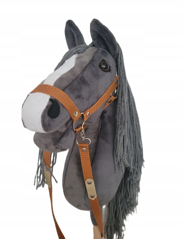 Bez Marki Hobby Horse Set Didelis A3 (arklys ant lazdos) + apynasris su vadelėmis