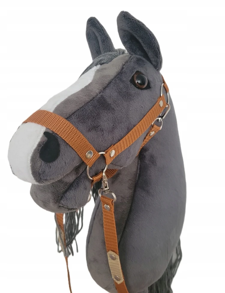 Bez Marki Hobby Horse Set Didelis A3 (arklys ant lazdos) + apynasris su vadelėmis