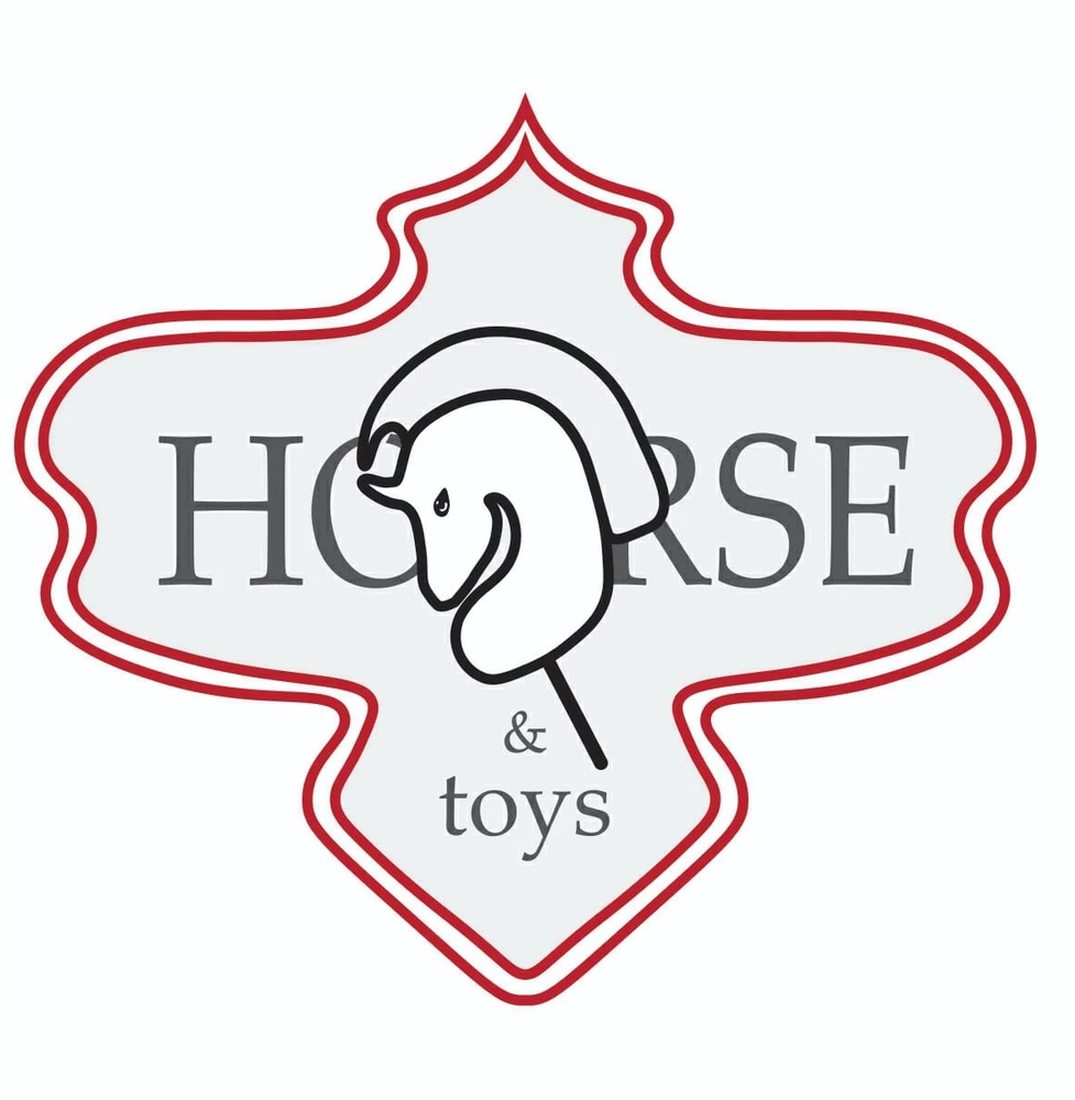 Bez Marki Hobby Horse Set Didelis A3 (arklys ant lazdos) + apynasris su vadelėmis