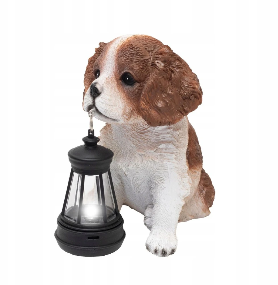 Bez Marki Home MX672 słoneczna lampa ogrodowa, psy su latarnią, 1szt ciepłobiała dioda LED,