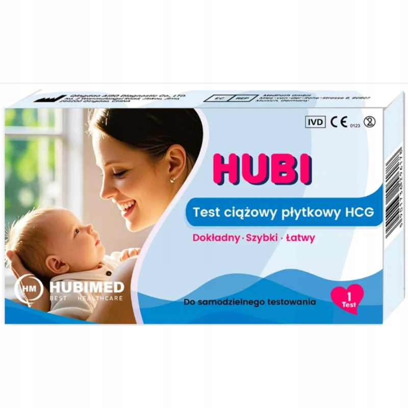 Bez Marki HUBI PLATE NĖŠTUMO TESTAS SUPER SENSITIVE sterilus FAST efektyvus 1 vnt.