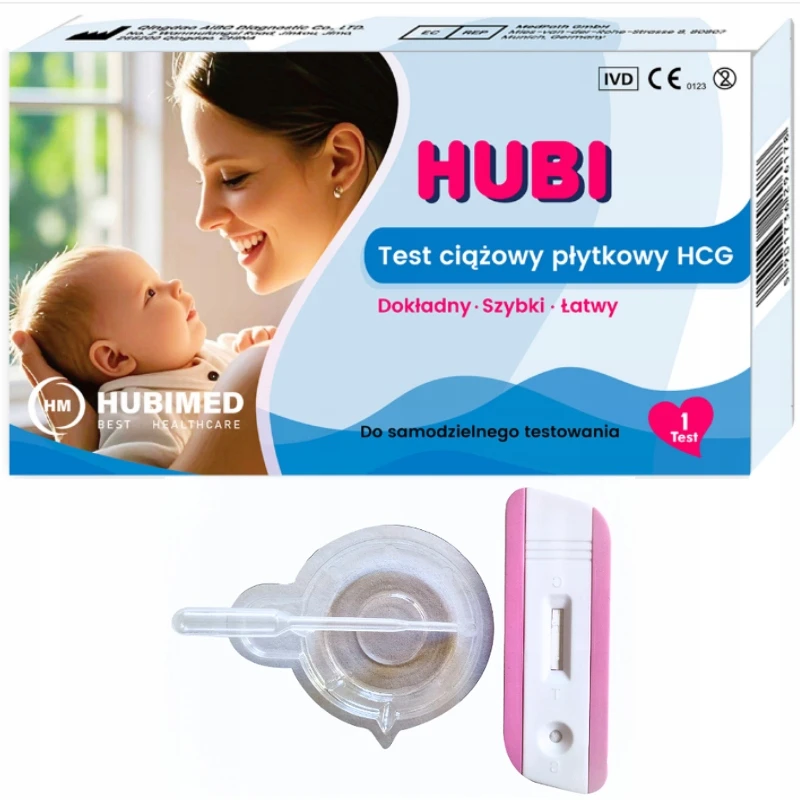 Bez Marki HUBI PLATE NĖŠTUMO TESTAS SUPER SENSITIVE sterilus FAST efektyvus 1 vnt.