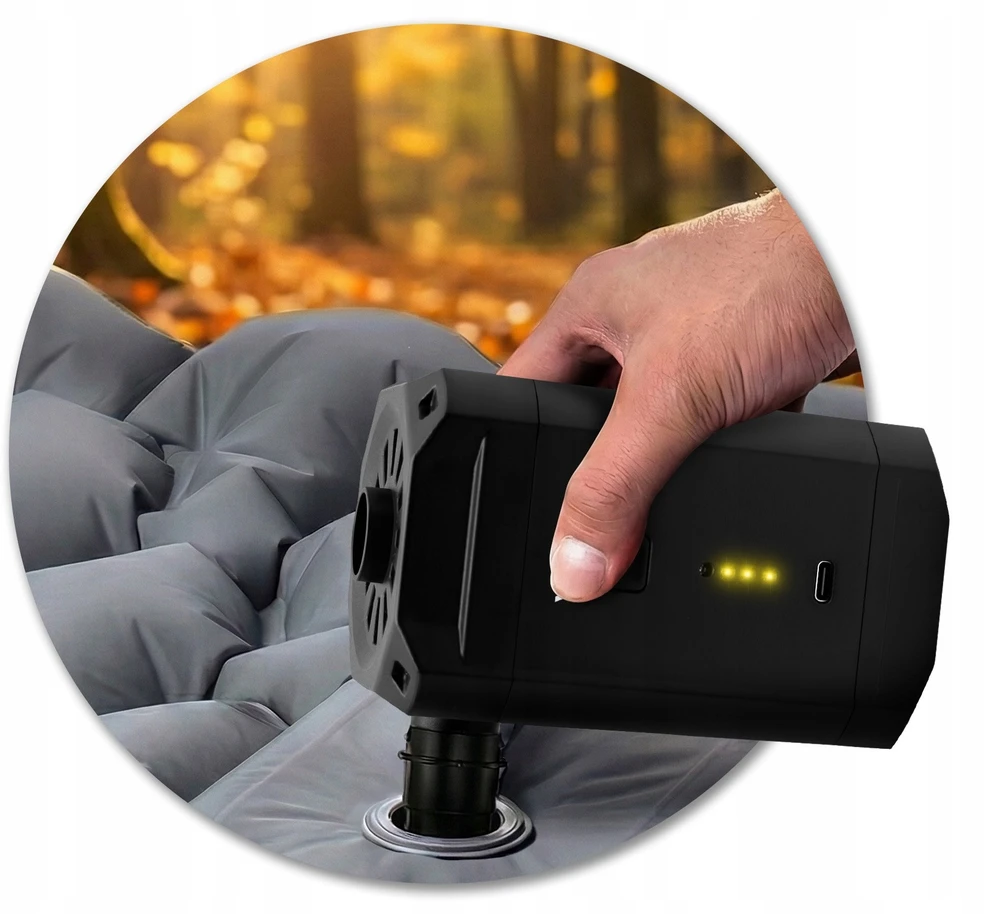 Bez Marki Įkraunamas USB elektrinis siurblys, skirtas čiužinio kamuoliukų baseino antgaliams 2in1