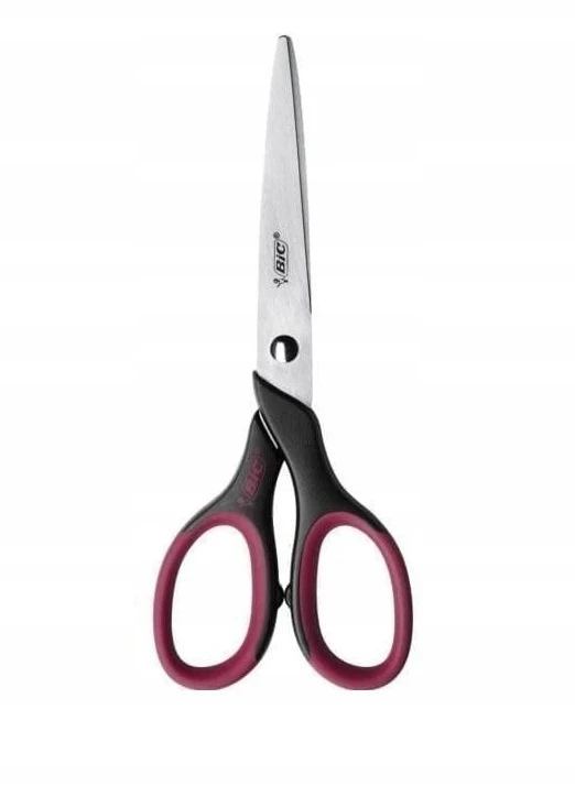 Bez Marki ILGIENĖS tradicinės POPIERIAUS ŽIRKLĖS vidutinės 16 cm BIC MOKYKLINĖS REIKMENYS