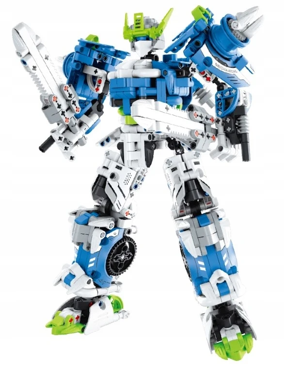Bez Marki iM blokai. Master Mecha Warrior mėlyna 941 vienetų iM. Meistras