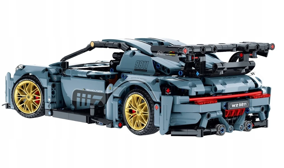 Bez Marki iM blokai. Master modelis 1:14 automobilio mėlyna 1221 elementai iM. Meistras