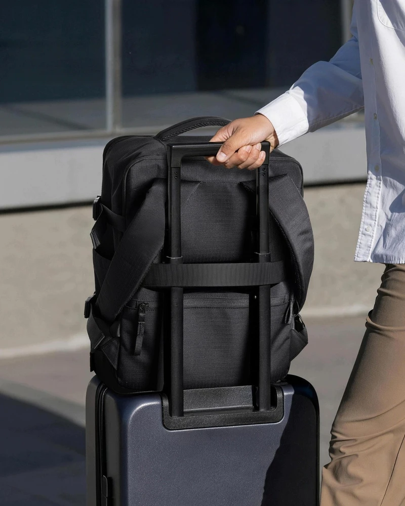 Bez Marki INNOSTYLE WIZZAIR RAYANAIR Lėktuvų kuprinė 40X30X20 TRAVEL Juodas