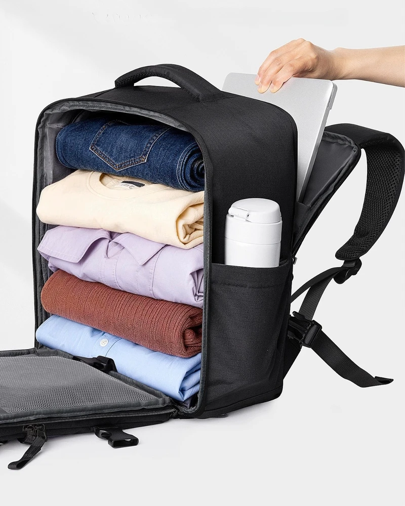 Bez Marki INNOSTYLE WIZZAIR RAYANAIR Lėktuvų kuprinė 40X30X20 TRAVEL Juodas