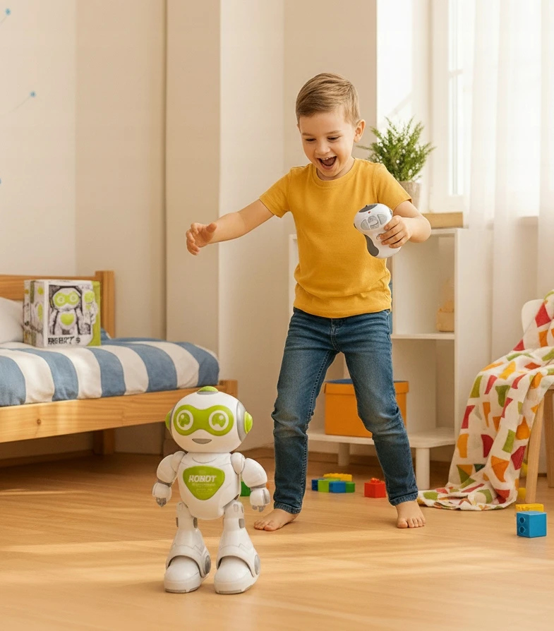 Bez Marki INTELIGENTUS R/C ROBOTAS NUOTOLINIO KONTROLIUOJAMAS ŠOKIAI ĖJIMAI INTERAKTYVUS ŽAISLAS