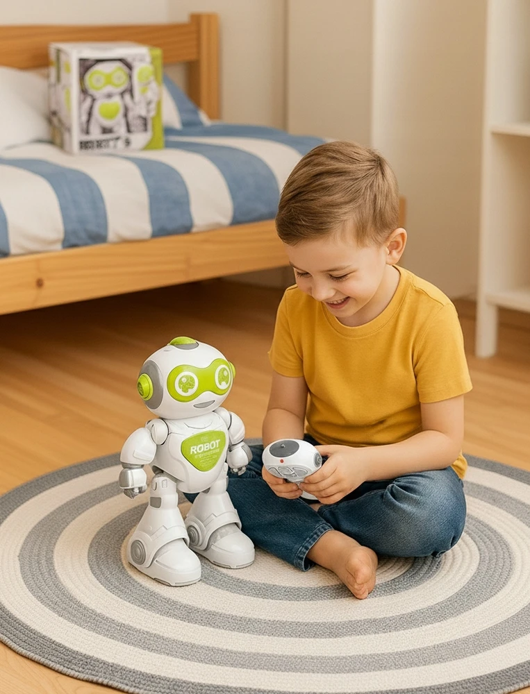 Bez Marki INTELIGENTUS R/C ROBOTAS NUOTOLINIO KONTROLIUOJAMAS ŠOKIAI ĖJIMAI INTERAKTYVUS ŽAISLAS