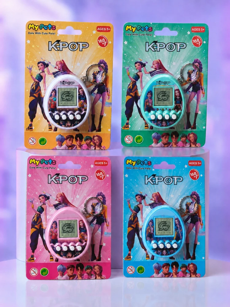 Bez Marki INTERAKTYVUS VIRUTALUS GYVŪNAS TAMAGOCZI HUNTRIX Žalias KPOP