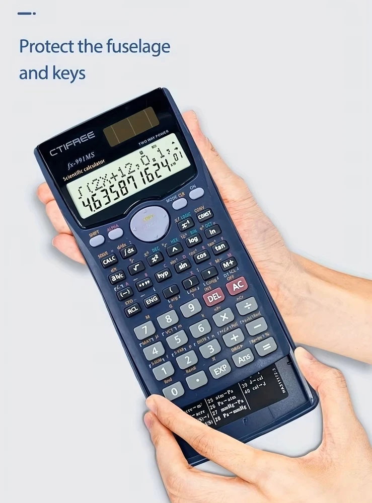 Bez Marki Inžinerinis skaičiuotuvas 401Functions 2 eilutės fx-991MS