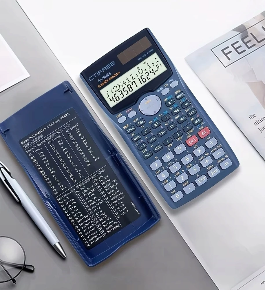 Bez Marki Inžinerinis skaičiuotuvas 401Functions 2 eilutės fx-991MS