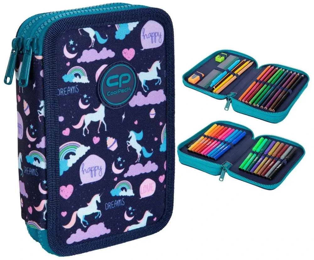 Bez Marki IŠplečiama DVIGUBA VIENRAGIS IMBUŽINĖ DĖŽĖ SU UNICORN COOLPACK ĮRANGA