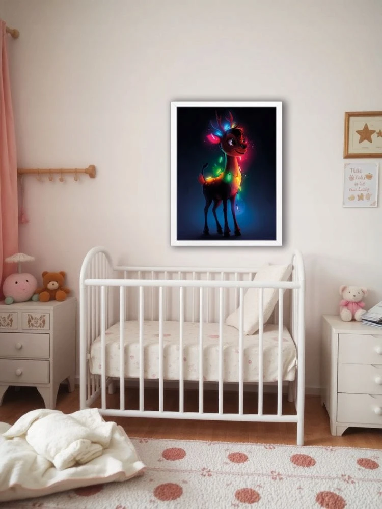 Bez Marki Jelonek. Neonowi Przyjaciele - Podświetlany obraz led Lightvibes