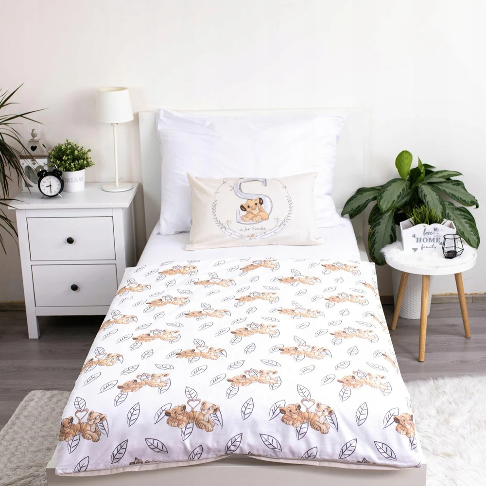 Bez Marki Jerry Fabrics vaikiškas patalynės komplektas Lion King Best Friends, 100x135, 2 dalių
