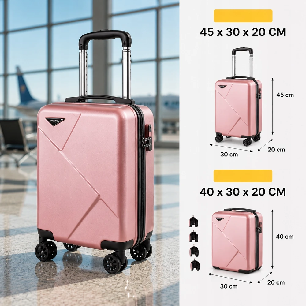 Bez Marki KABININIS KREPŠYS RANKINIS BAGAŽAS 40x30x20 LOT WIZZAIR 360 RATUKAI ETIKETĖ
