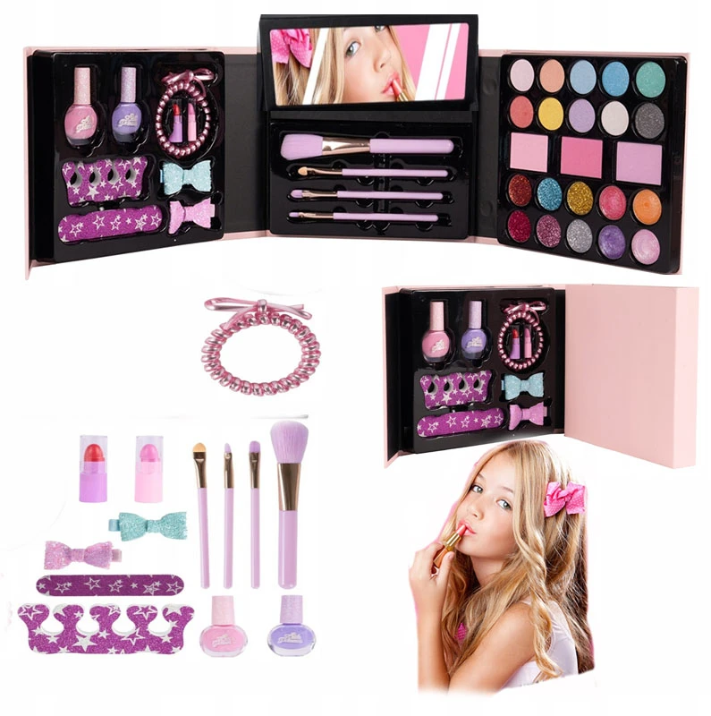 Bez Marki KAIP DOVANA MAKE UP rinkinys DAŽAI Kosmetikos makiažas Išlankstomas VEIDRODIS