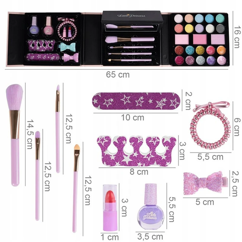 Bez Marki KAIP DOVANA MAKE UP rinkinys DAŽAI Kosmetikos makiažas Išlankstomas VEIDRODIS