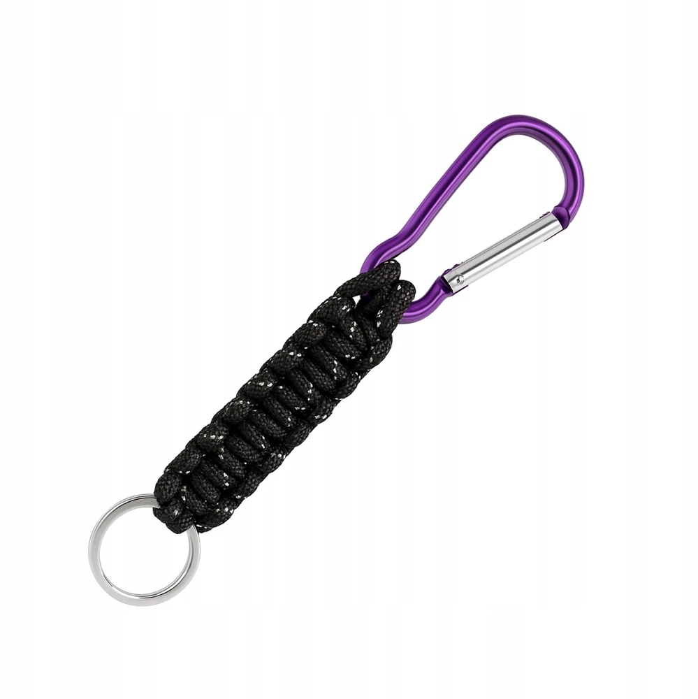 Bez Marki Karabinas su Paracord virve raktams, kuprinei, didele