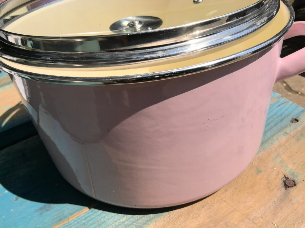 Bez Marki Karl Krüger tradicinis puodas, 24 cm, 5,5 l, rožinis, 2 klasės