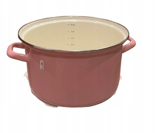 Bez Marki Karl Krüger tradicinis puodas, 24 cm, 5,5 l, rožinis, 2 klasės