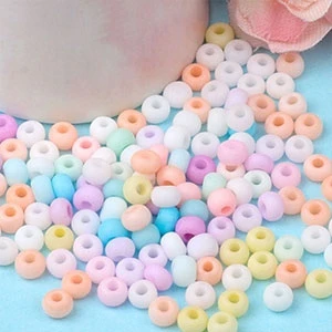 Bez Marki Karoliukų Rinkinys Apyrankėms Su Raidėmis, Pasteliniai Atspalviai, Diy