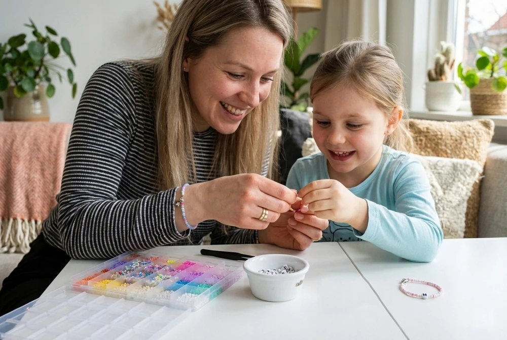 Bez Marki Karoliukų Rinkinys Apyrankėms Su Raidėmis, Pasteliniai Atspalviai, Diy