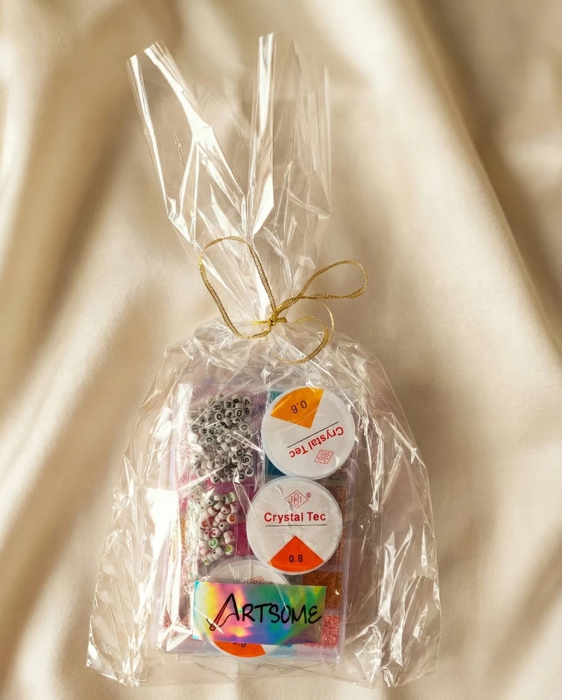Bez Marki Karoliukų Rinkinys Apyrankėms Su Raidėmis, Pasteliniai Atspalviai, Diy