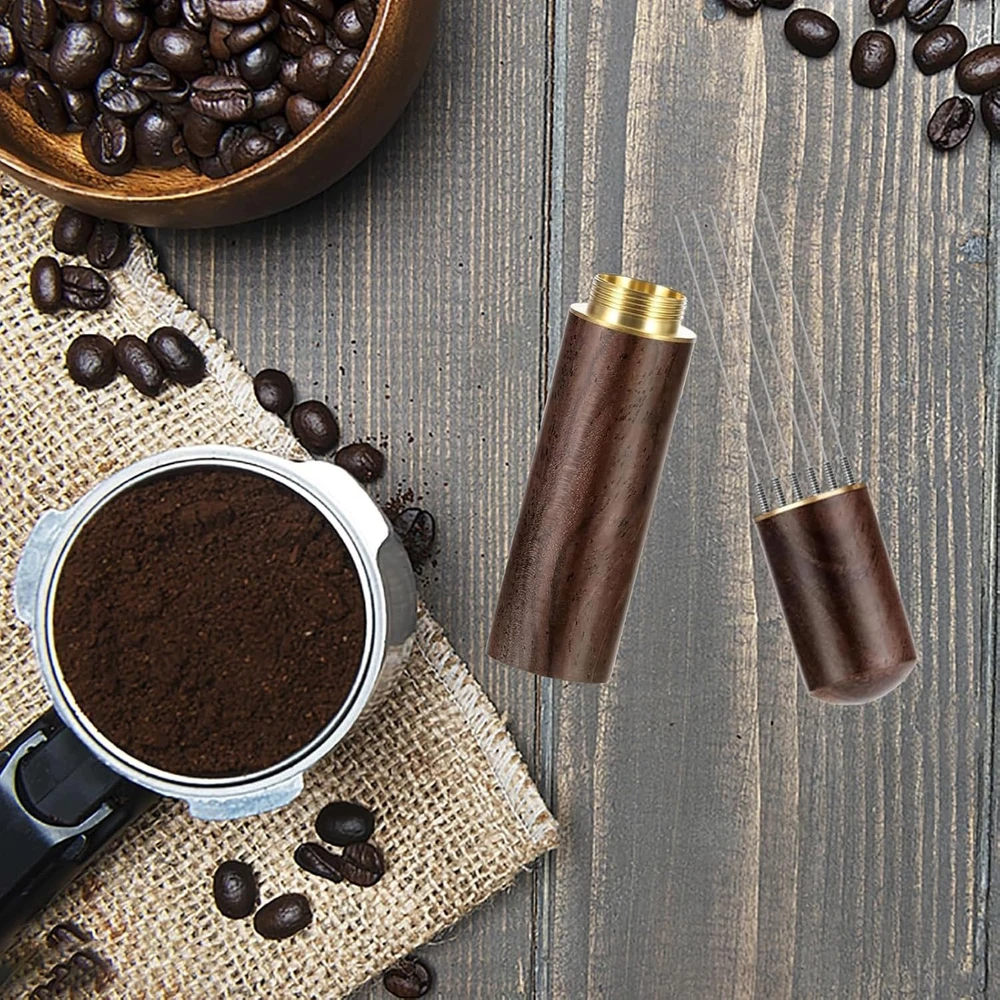 Bez Marki KAVOS SKITIMO ĮRANKIS 6 Plieninės adatos 04MM GRINDS BARISTA