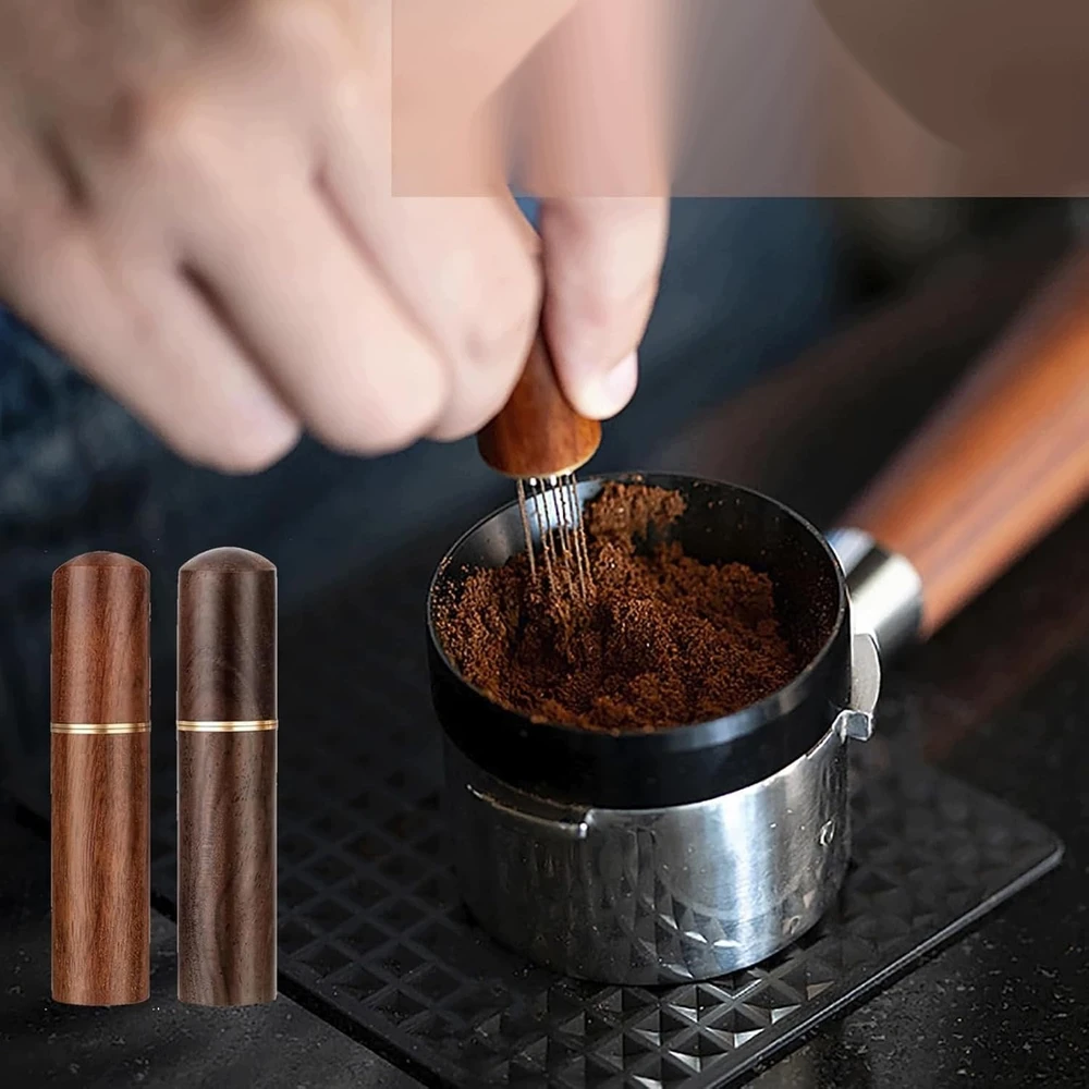 Bez Marki KAVOS SKITIMO ĮRANKIS 6 Plieninės adatos 04MM GRINDS BARISTA