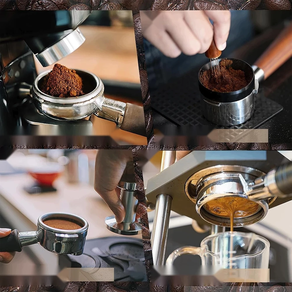 Bez Marki KAVOS SKITIMO ĮRANKIS 6 Plieninės adatos 04MM GRINDS BARISTA