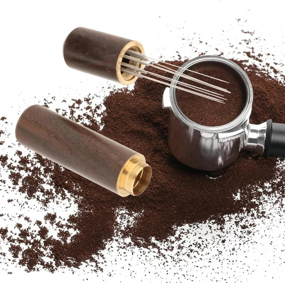 Bez Marki KAVOS SKITIMO ĮRANKIS 6 Plieninės adatos 04MM GRINDS BARISTA