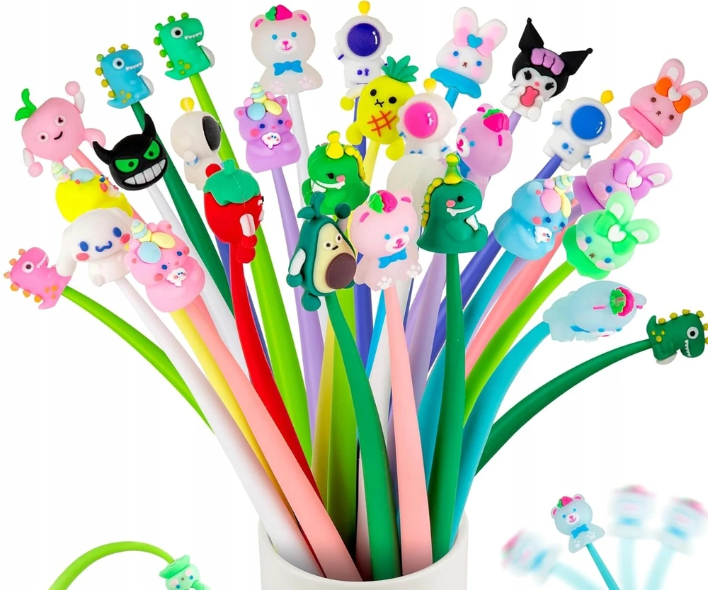 Bez Marki KAWAII SILIKONINIAI RAŠIKLIAI NUOSTRESINIAI SUSIRAŠIA