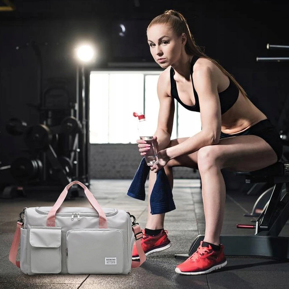 Bez Marki Keliaujanti sportinė rankinė 27l, sulankstoma, su daug kišenių