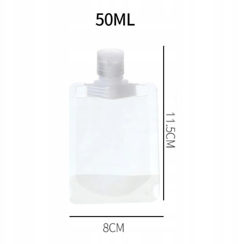 Bez Marki Kelioninė 50ml talpa kosmetikai: losjonui, šampūnui, muilui