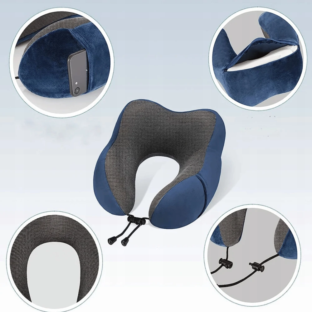 Bez Marki Kelioninė pagalvė kaklui su "memory Foam"
