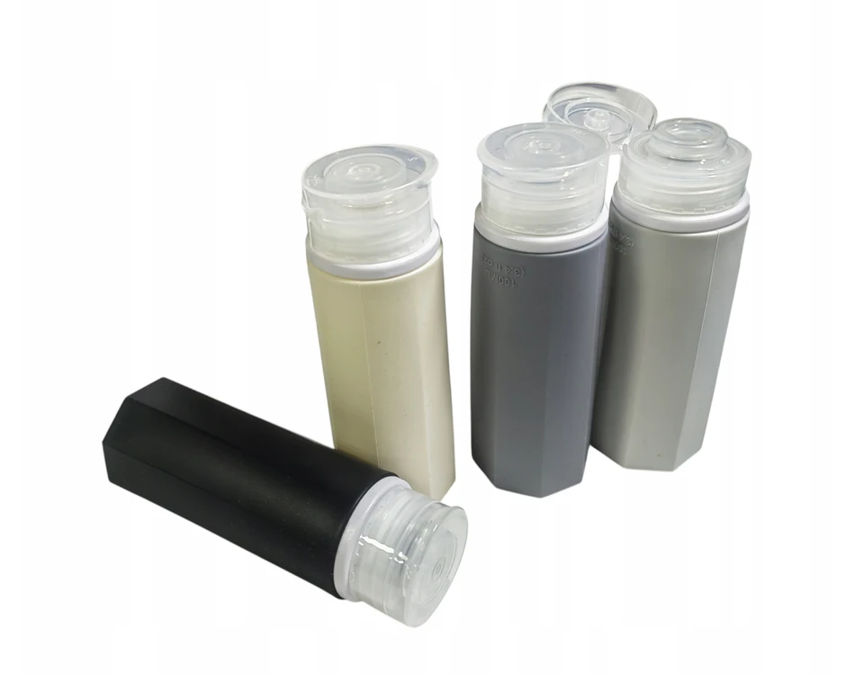 Bez Marki Kelioniniai daugkartiniai skysčių indelių rinkinys, 4x100ml