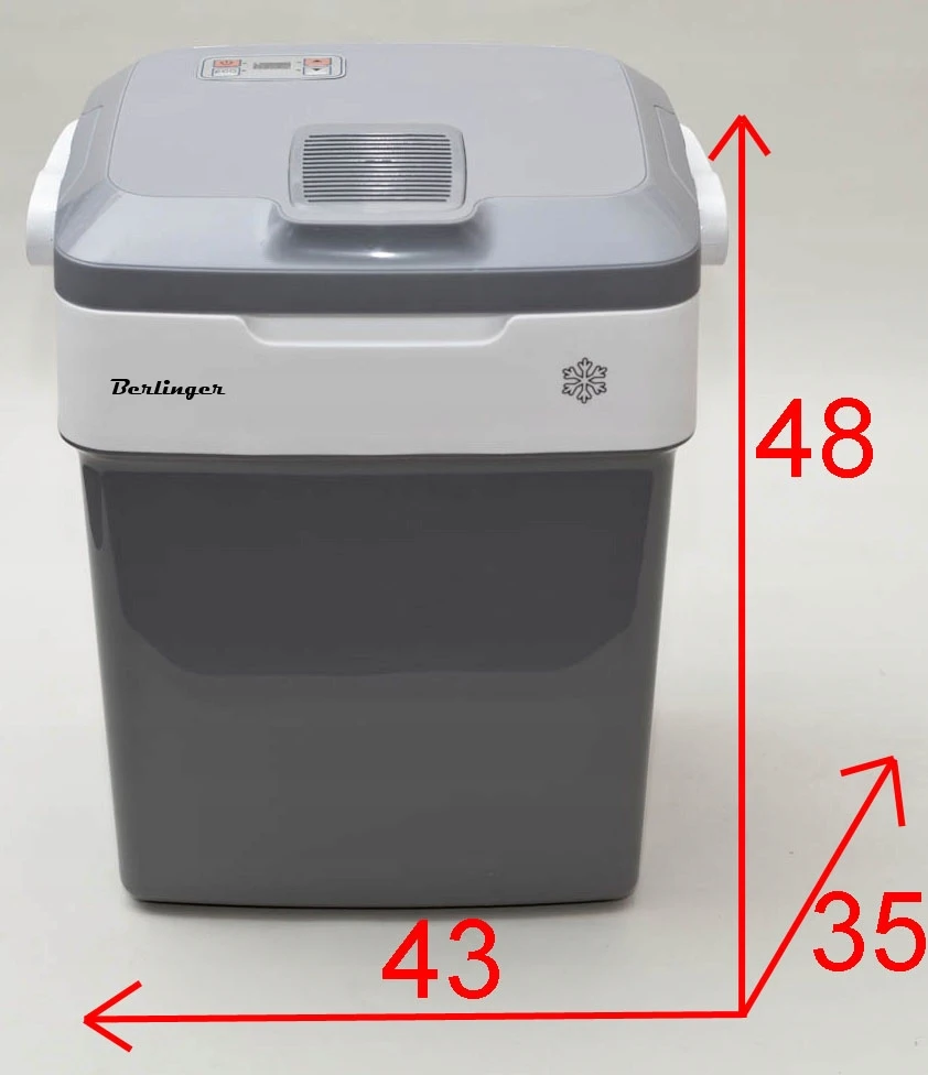Bez Marki Kelioninis šaldytuvas Berlinger blokas 32L 12/230V su termostatu XXXL aušintuvas