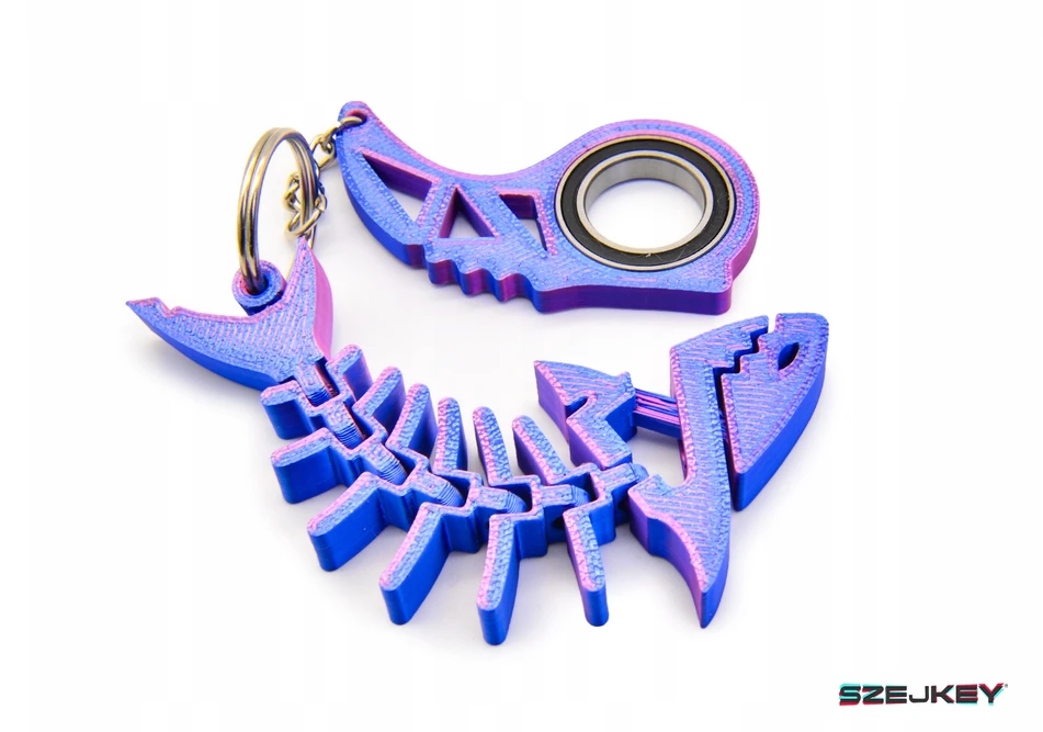 Bez Marki Keyrambit Rekinek Fidget Spinner 3d - Žaislas su besisukančiu guoliu