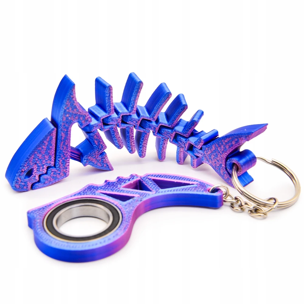 Bez Marki Keyrambit Rekinek Fidget Spinner 3d - Žaislas su besisukančiu guoliu