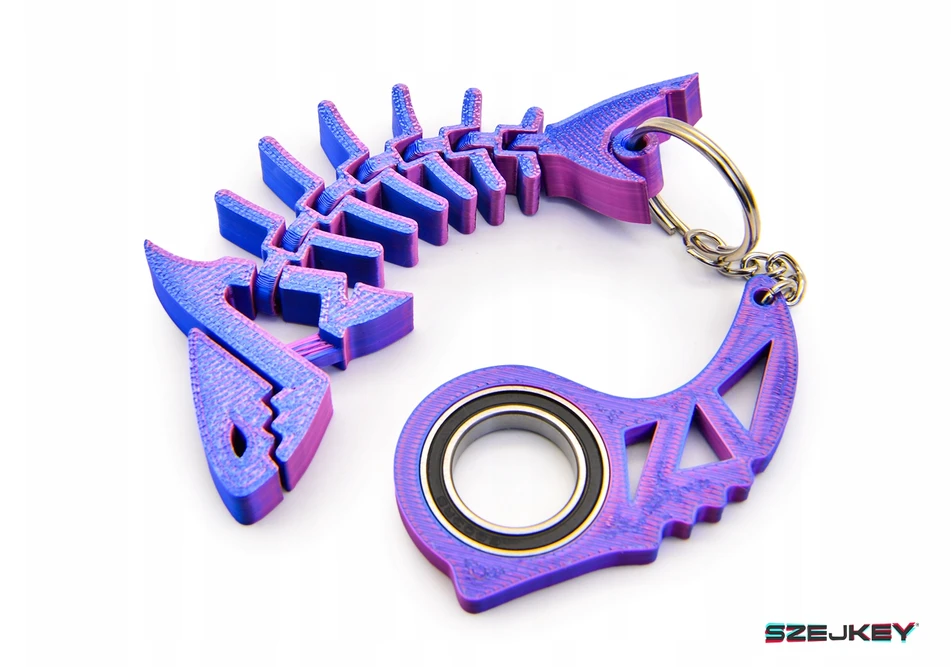 Bez Marki Keyrambit Rekinek Fidget Spinner 3d - Žaislas su besisukančiu guoliu