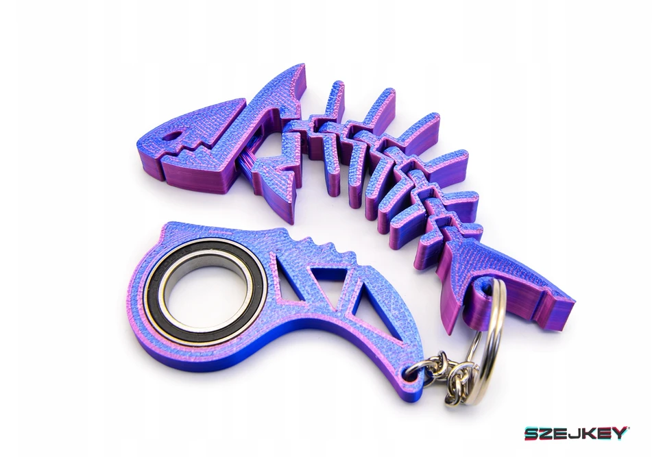 Bez Marki Keyrambit Rekinek Fidget Spinner 3d - Žaislas su besisukančiu guoliu