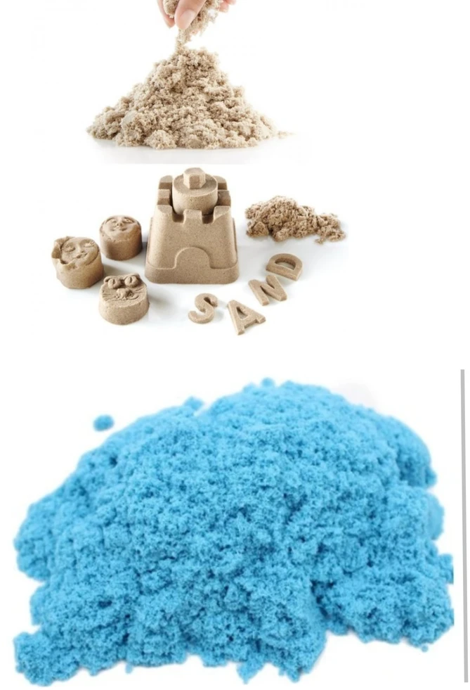 Bez Marki KINETIC MAGICAL SAND 1KG SANDLINE COLORS PLASTIC STOCK