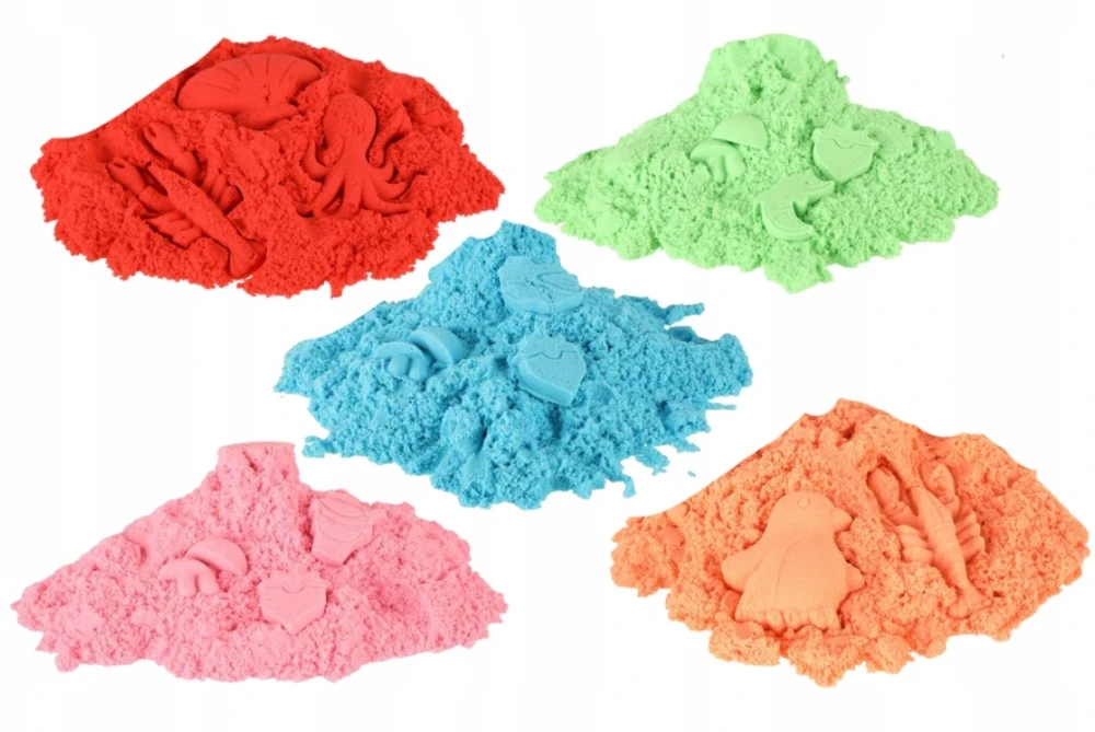 Bez Marki KINETIC MAGICAL SAND 1KG SANDLINE COLORS PLASTIC STOCK
