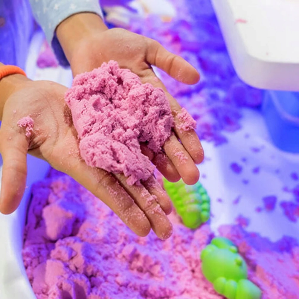 Bez Marki Kinetic Sand 3kg Magic Set Formelės Mentele Sandbox Children XL