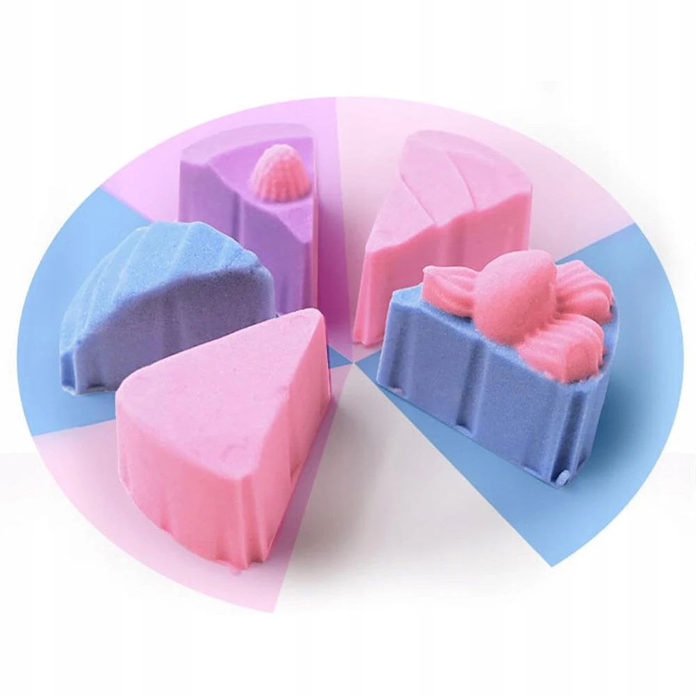 Bez Marki Kinetic Sand 500g Formelių rinkinys Vaisiai Daržovės Sensorinis smėlis