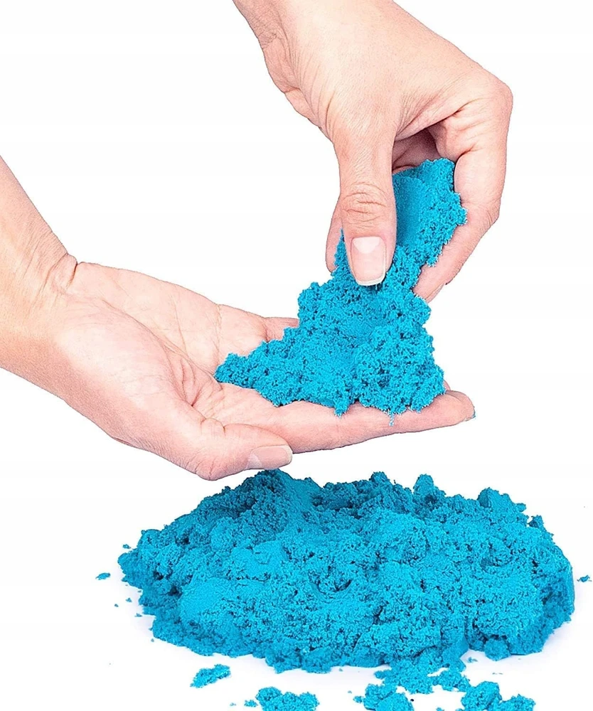 Bez Marki Kinetinio smėlio rinkinys 750 g GENIO KIDS + kinetinės smėlio formos